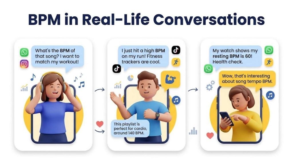 BPM in Real-Life Conversations