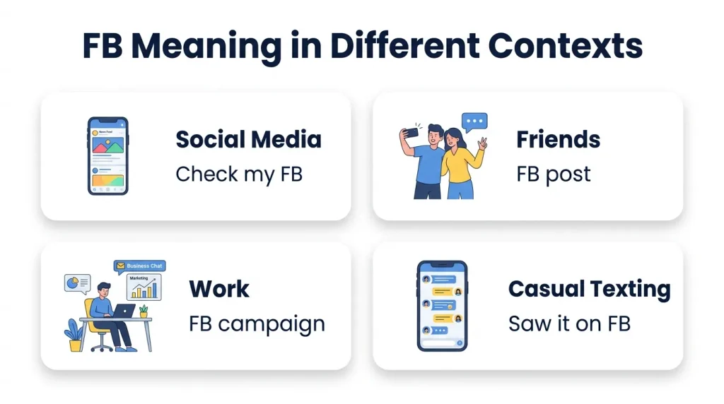 FB Meaning in Different Contexts