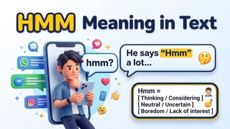 Hmm Meaning in Text