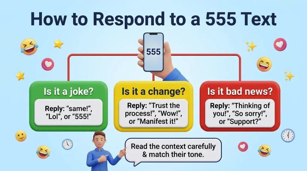 How to Respond to a 555 Text