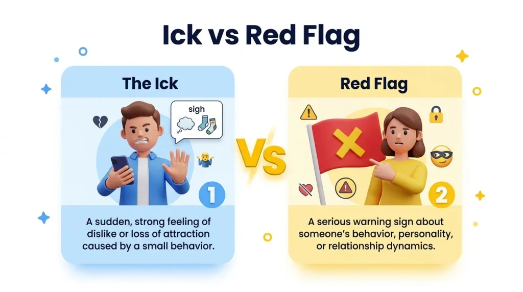 Ick vs Red Flag