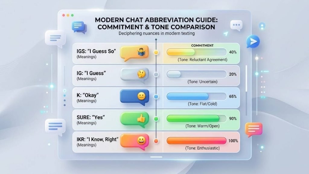 IGS vs Similar Texting Abbreviations