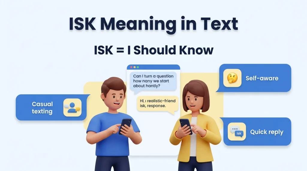 ISK Mean In Text