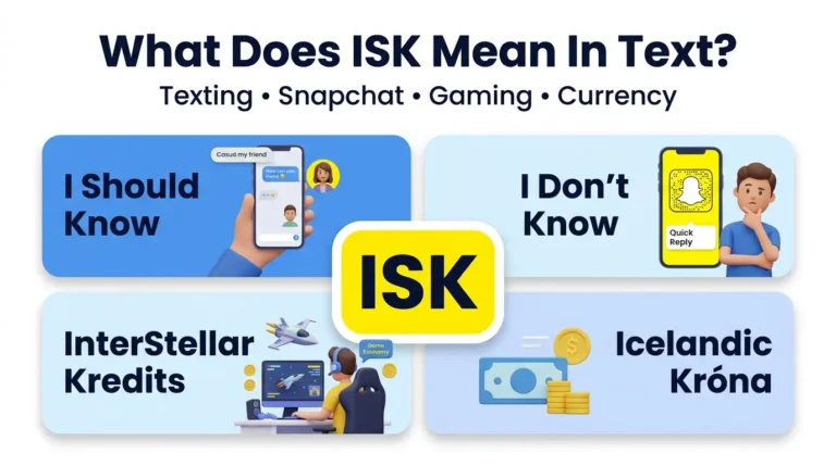 ISK Mean In Text