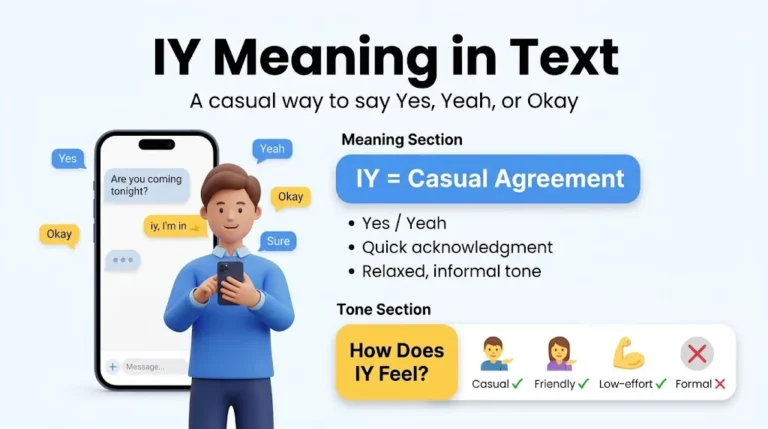 iy meaning in text