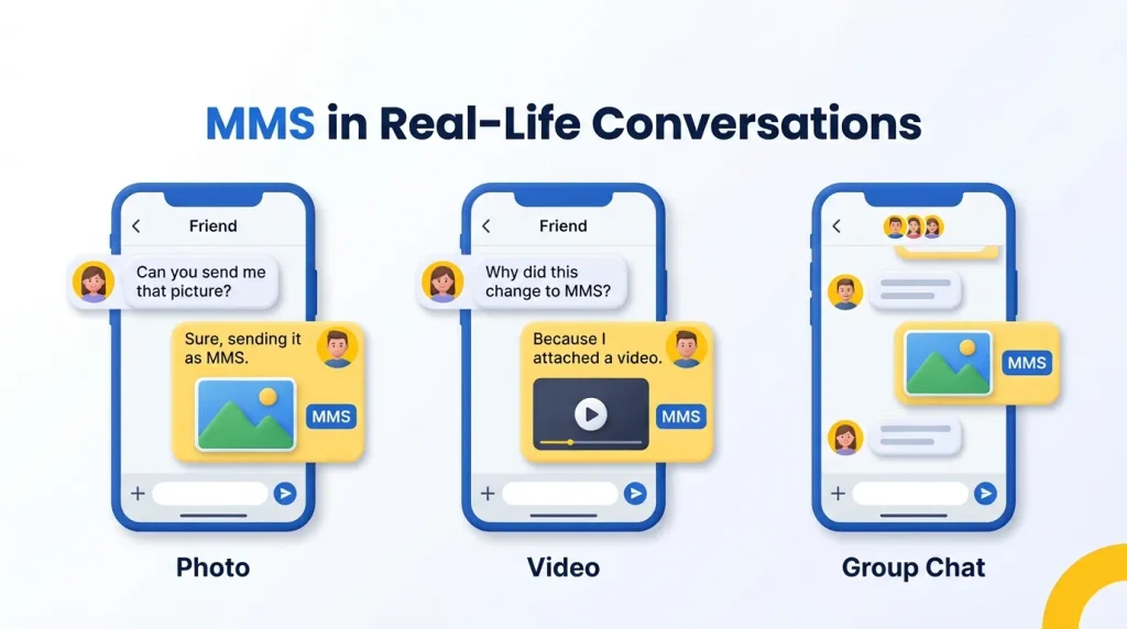 MMS in Real-Life Conversations