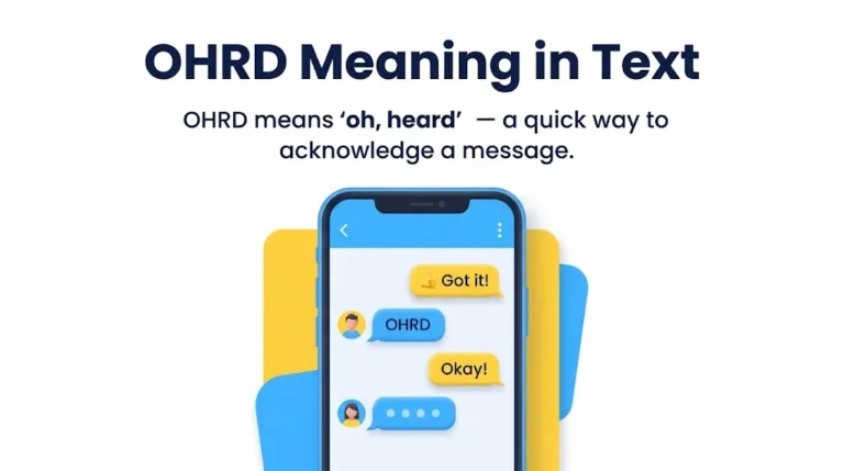 OHRD Meaning in Text