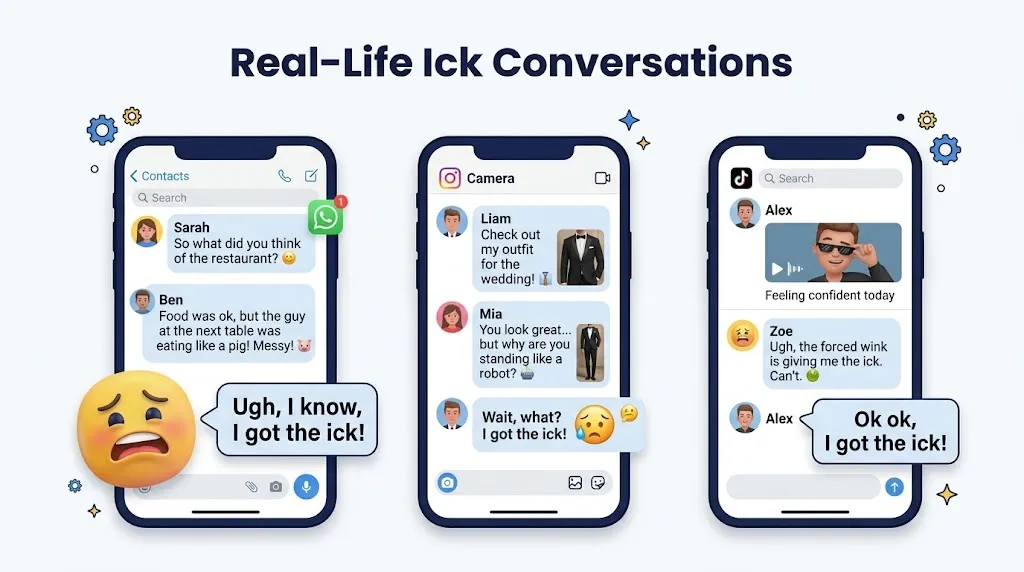 Real-Life Ick Conversations