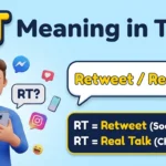 RT Meaning in Text