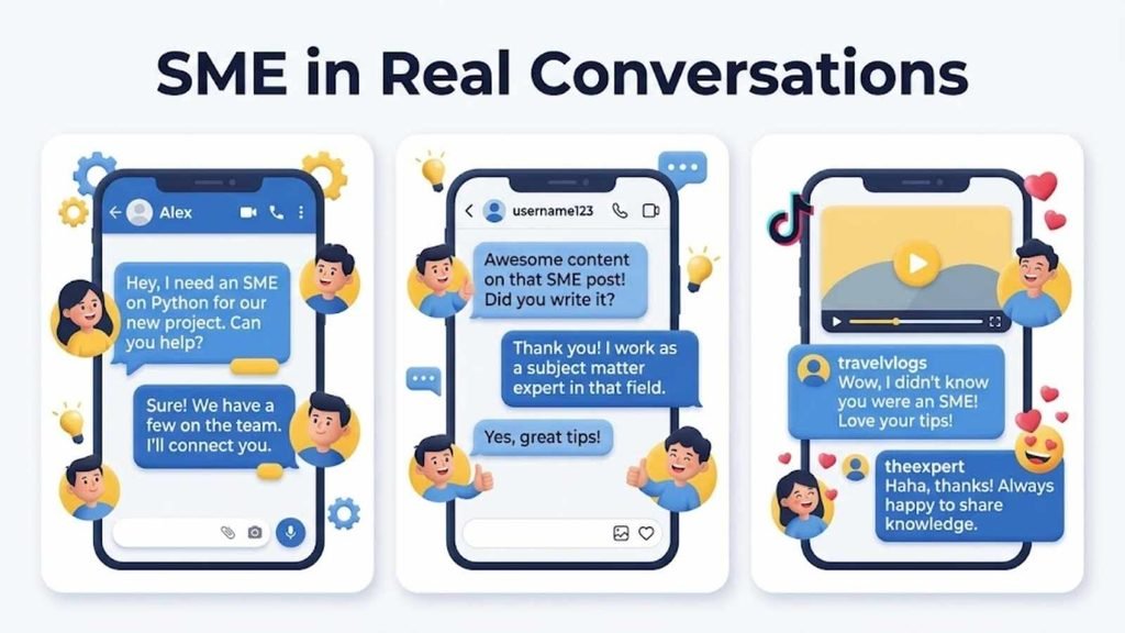 SME in Real Conversations