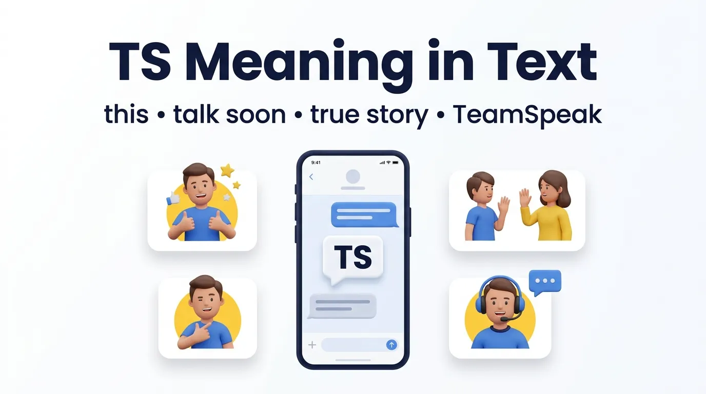 TS Meaning in Text