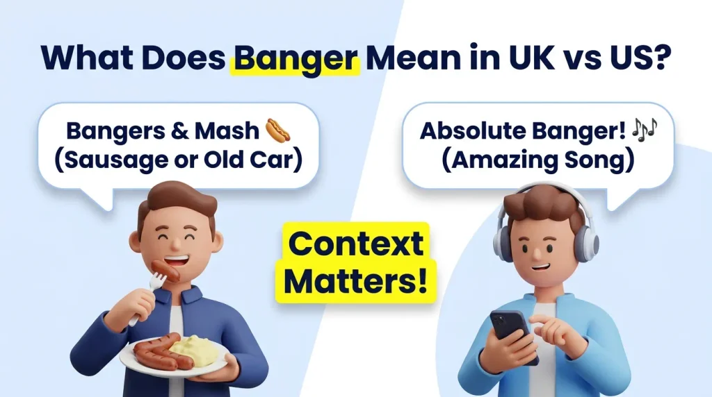 UK English vs. US Slang Comparison