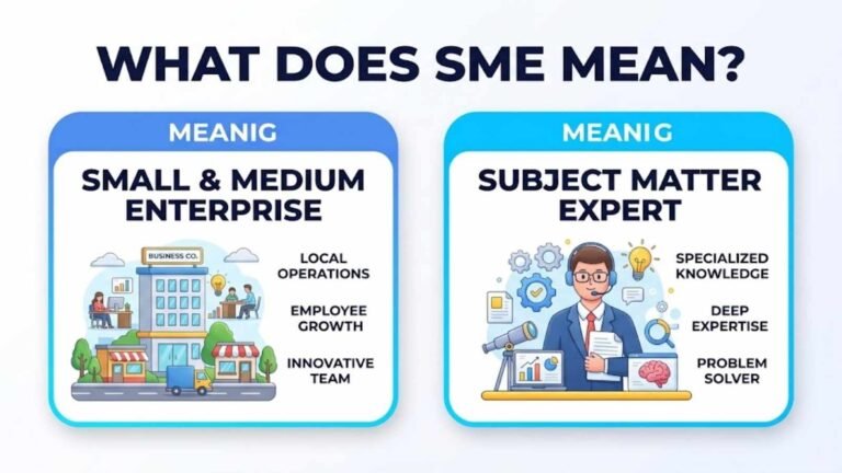 What Does SME Mean?