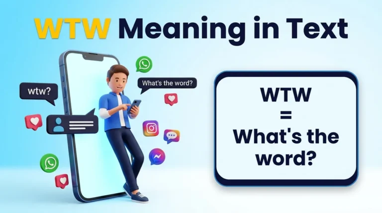 WTW Meaning in Text Slang