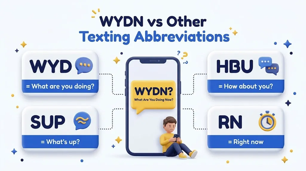 Wydn vs Other Texting Abbreviations