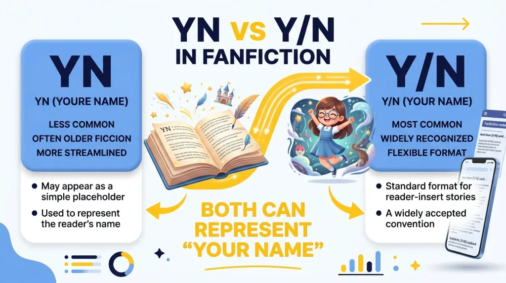YN vs Y/N in Fanfiction