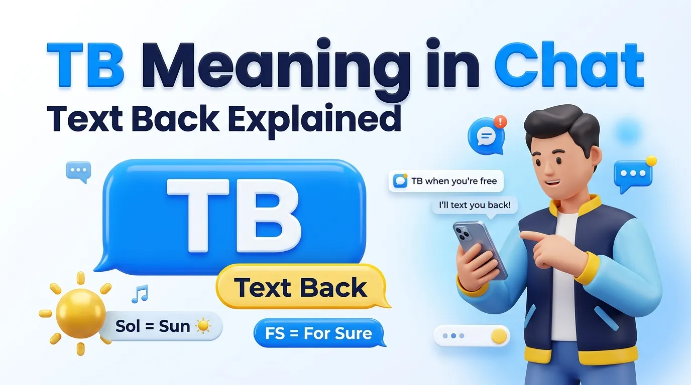TB Meaning in Chat